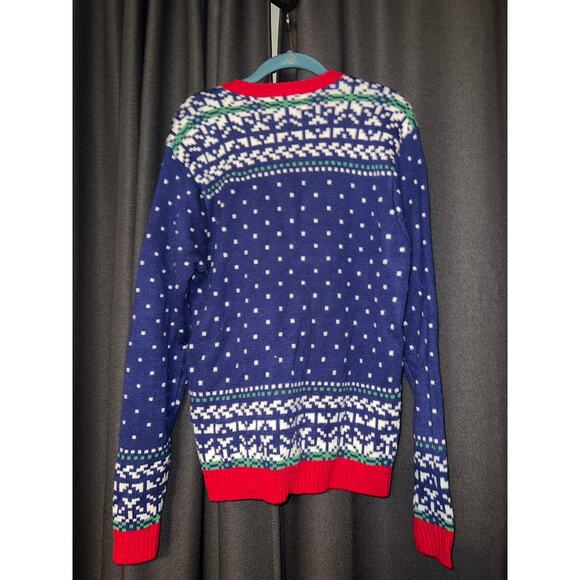 Ugly Christmas Sweater Xmas Size Large Dinosour - Picture 3 of 3